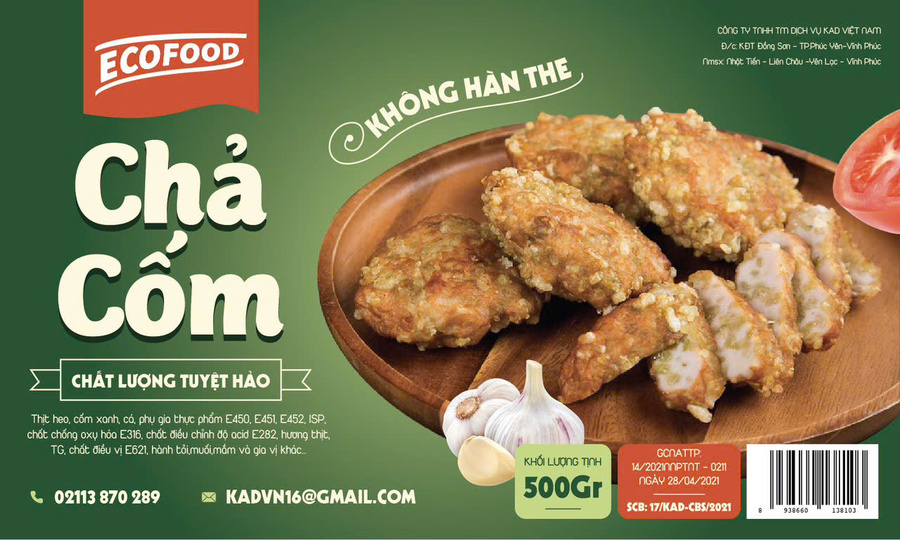 Chả cốm Ecofood